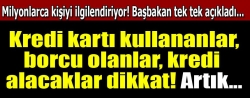 Kredi kartı borçları yeniden yapılandırılacak