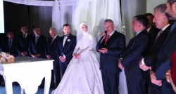 Yıldırım, yeğeninin nikah şahidi oldu