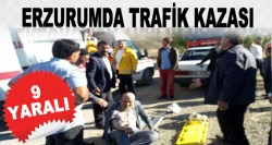 Erzurum'da trafik kazası