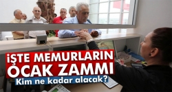 Memurların beklediği maaş zammı