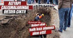 Erzurum’da ’Osmanlı su kanalları’ bulundu!