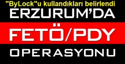 Erzurum Merkezli FETÖ operasyonu