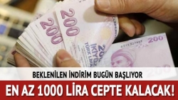 Prim indirimi bugün başladı