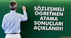 Sözleşmeli öğretmen atama sonuçları