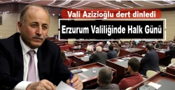 Vali Azizioğlu dert dinledi