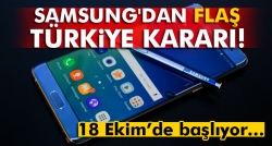 Samsung'dan Note 7 için Türkiye kararı