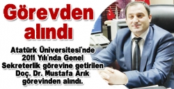 Görevden alındı!