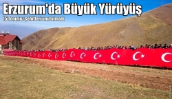 Erzurum'da büyük yürüyüş!