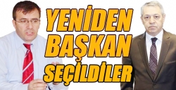 Yeniden başkan seçildiler!