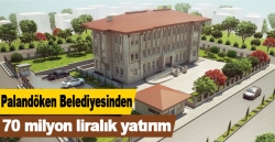 Palandöken Belediyesinden 70 milyon liralık yatırım