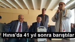 Hınıs'da 41 yıl sonra barıştılar