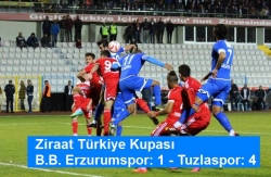 B.B. Erzurumspor: 1 - Tuzlaspor: 4