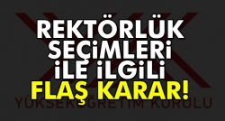 Rektörlük seçimleri kaldırıldı!!
