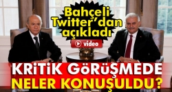 Başbakan Yıldırım'la görüşme açıklaması