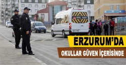 Erzurum polisinden okul önlerinde uygulama