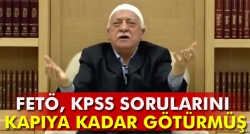 KPSS sorularını kapıya kadar götürmüş