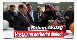 Hastaların dertlerini dinledi