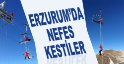 Erzurum'da nefes kestiler