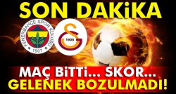 Fenerbahçe Galatasaray işte sonuç