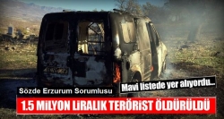 Mavi listedeki terörist öldürüldü!