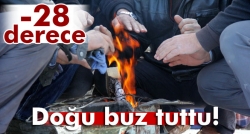 Doğu buz tuttu!