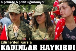 Sonunda kadınlar haykırdı!