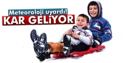 Meteoroloji uyardı: Doğu'ya kar geliyor