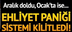 Sürücüler panikledi, Emniyet'in sistemi çöktü!
