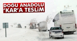 Doğu Anadolu 'kar’a teslim