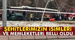 Şehitlerimizin isimleri ve memleketleri