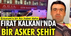 Erzurum'a bir şehit haberi daha!