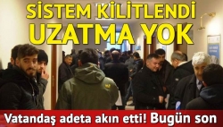 Sistem kilitlendi uzatma yok!