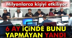 Sicil affından yararlanmak için 6 ay