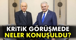 Yıldırım-Bahçeli görüşmesi sona erdi