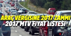 2017 yılı Motorlu Taşıtlar Vergisi