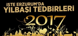 Erzurum’da Yılbaşı tedbirleri