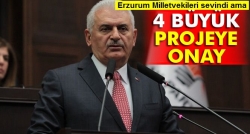 Başbakan Yıldırım 4 projeyi onayladı