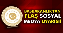 Başbakanlık'tan sosyal medya uyarısı!