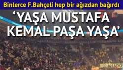 Fenerbahçeli taraftarlardan İzmir Marşı!