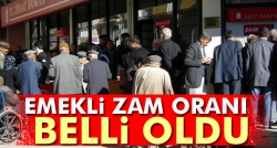 Emekli zam oranı belli oldu