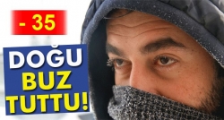 Doğu buz tuttu