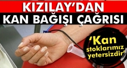 Kızılay için kan seferberliği