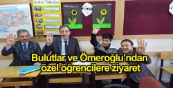 Bulutlar ve Ömeroğlu'ndan özel öğrencilere ziyaret