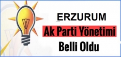 Ak Parti yönetimi belli oldu!