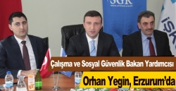 Orhan Yegin, Erzurum’da