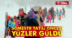 Palandöken'de yüzler güldü