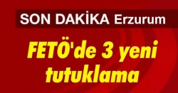 FETÖ'den 3 kişi tutuklandı!