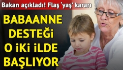 Yaşlı büyükanneye torun desteği yok!