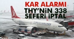 Atatürk Havalimanında kar alarmı