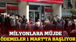 Promosyon ödemeleri 1 Mart’ta